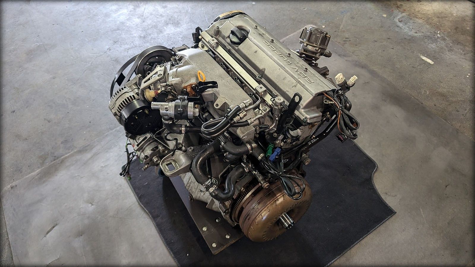 S4 S6 C4 AAN Motor mit Anbauteilen