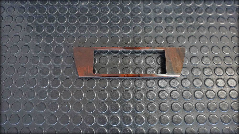 S4/S6 C4 Rahmen Klimabediengerät Wurzelholz