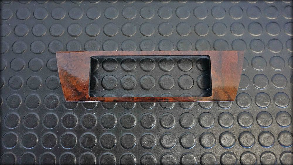 S4/S6 C4 Rahmen Klimabediengerät Wurzelholz