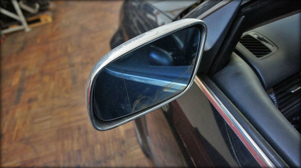 S6 C5 V8 Aussenspiegel S-Line, Spiegelgläser unschön