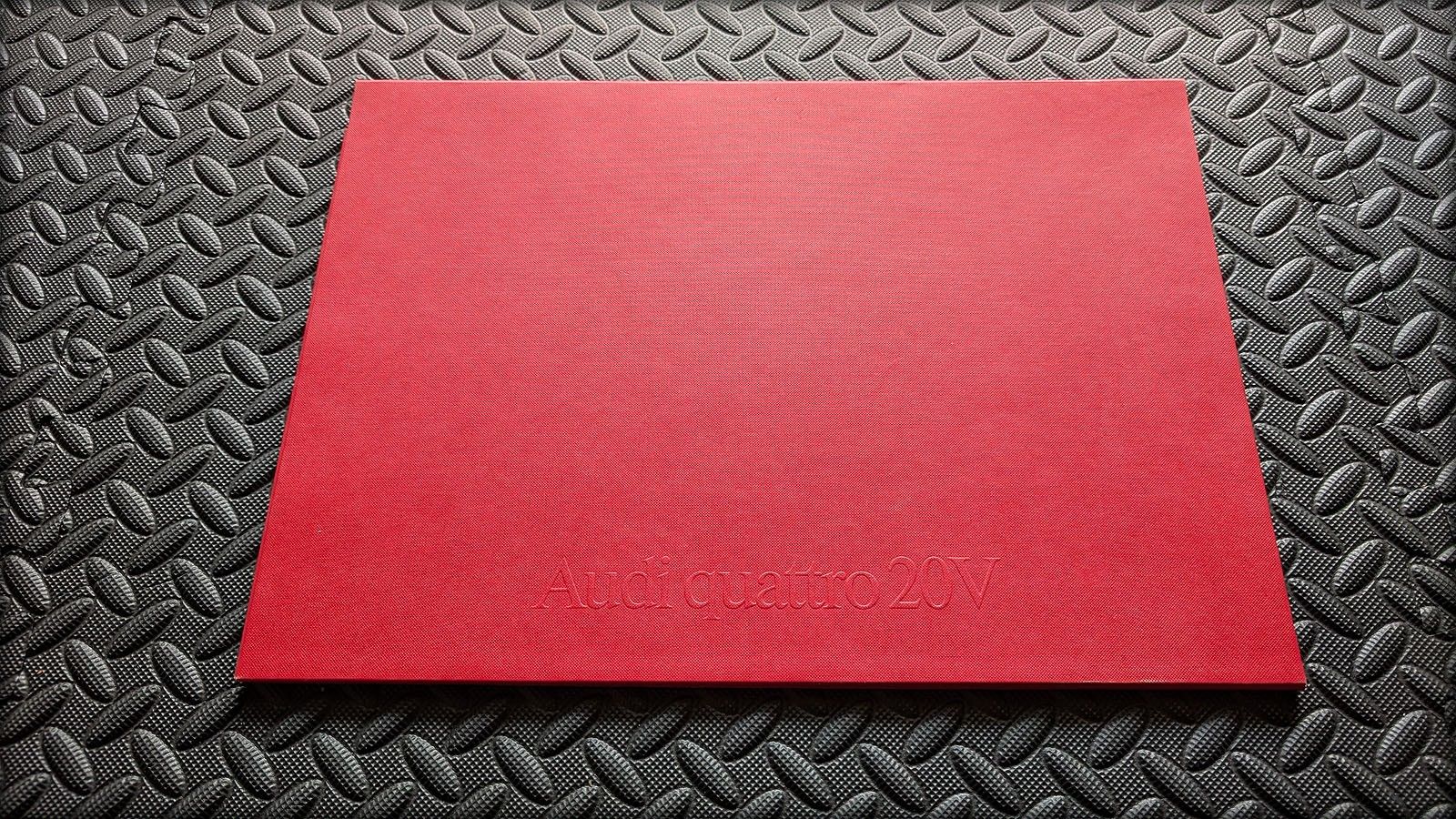 Prospektmappe A3 Urquattro 20V