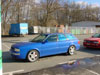 mit blauer Scheibentnung